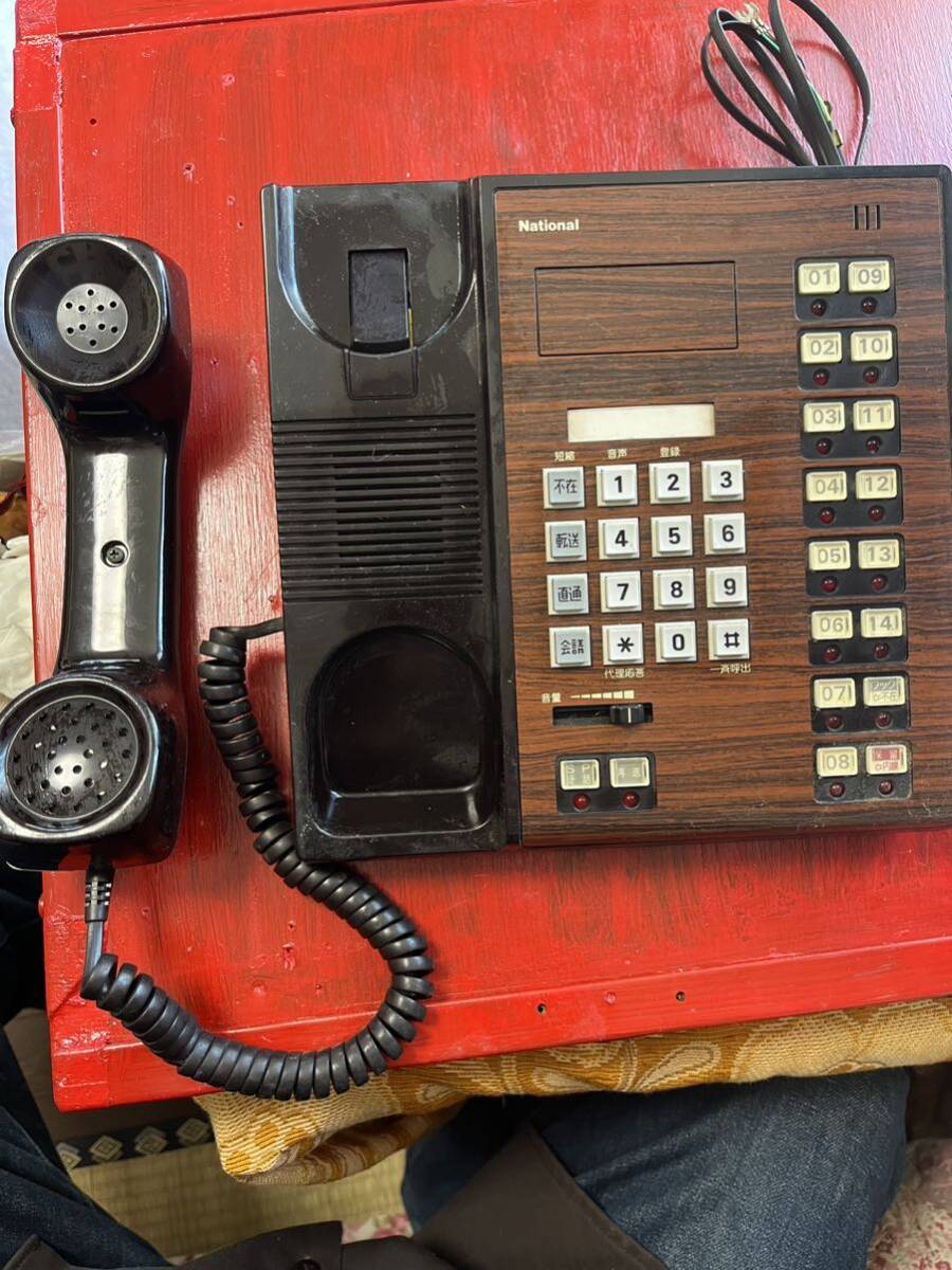 National telephone antique Showa Retro operation not yet verification 