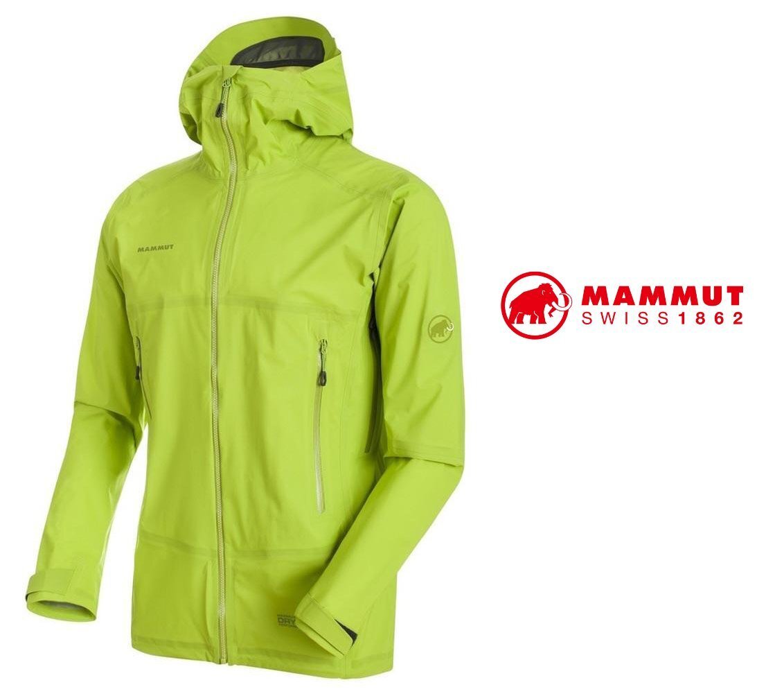 【新品未使用・送料無料】Mammut Masao Light HS Hooded jacket サイズ US：S（JP：M相当）★ マムート マサオライト 完全防水シェル