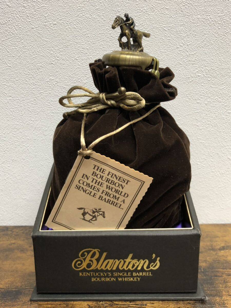 ■未開栓　Blanton ブラントン ウイスキー 古酒 袋付 箱付き　750ml_画像8