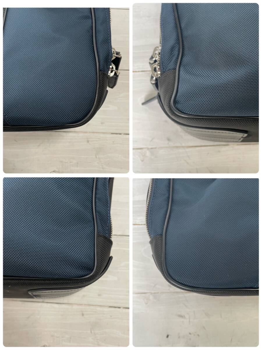 【極美品・2室】トゥミ TUMI ジャーヴィス JARVIS ブリーフケース ビジネスバッグ 2way ネイビー 紺 ショルダーバッグ メンズ バック 仕事の画像5