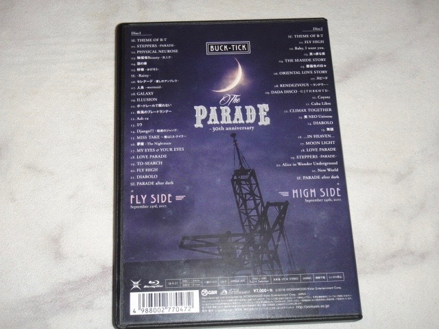 BUCK-TICK/THE PARADE ～30th anniversary/通常盤 2Blu-ray/櫻井敦司/THE MORTAL/バクチク/BUCKTICK/ブルーレイ/BD_画像3