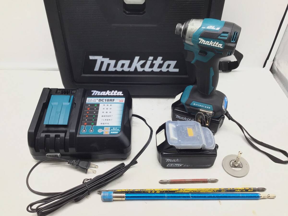 【領収書発行可】★Makita/マキタ 18v充電式インパクトドライバ TD173DRGX[青/Blue] [ITJ8JROPH0NC]_画像2