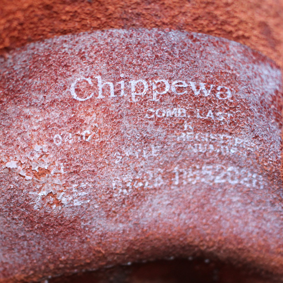  black tag *CHIPPEWA Chippewa *pekos boots 7.5E=25.5 western boots Biker men's leather Country USA i-682