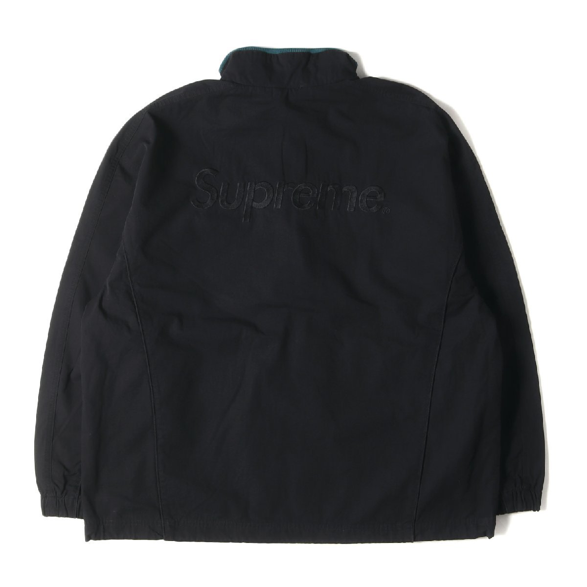 美品 Supreme シュプリーム 23AW UMBRO コットン リップストップ トラックジャケット Cotton Ripstop Track Jacket ブラック XL ブランド_画像2