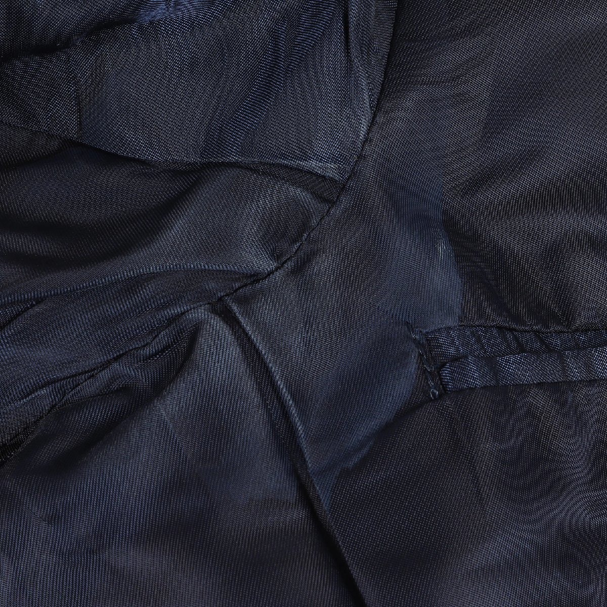 Calvin Klein カルバンクライン ジャケット サイズ:34 シープ スキン ラム レザー ナローラペル 1B テーラードジャケット ブルー アウター_画像5