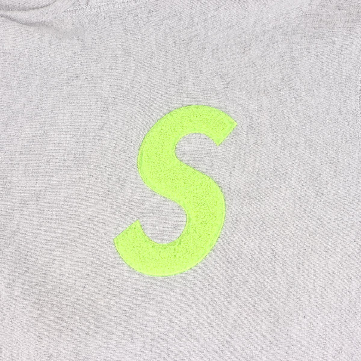 Supreme シュプリーム パーカー サイズ:S 19AW Sロゴ ワッペン スウェットパーカー S Logo Hooded Sweatshirt アッシュグレー フーデッド_画像4