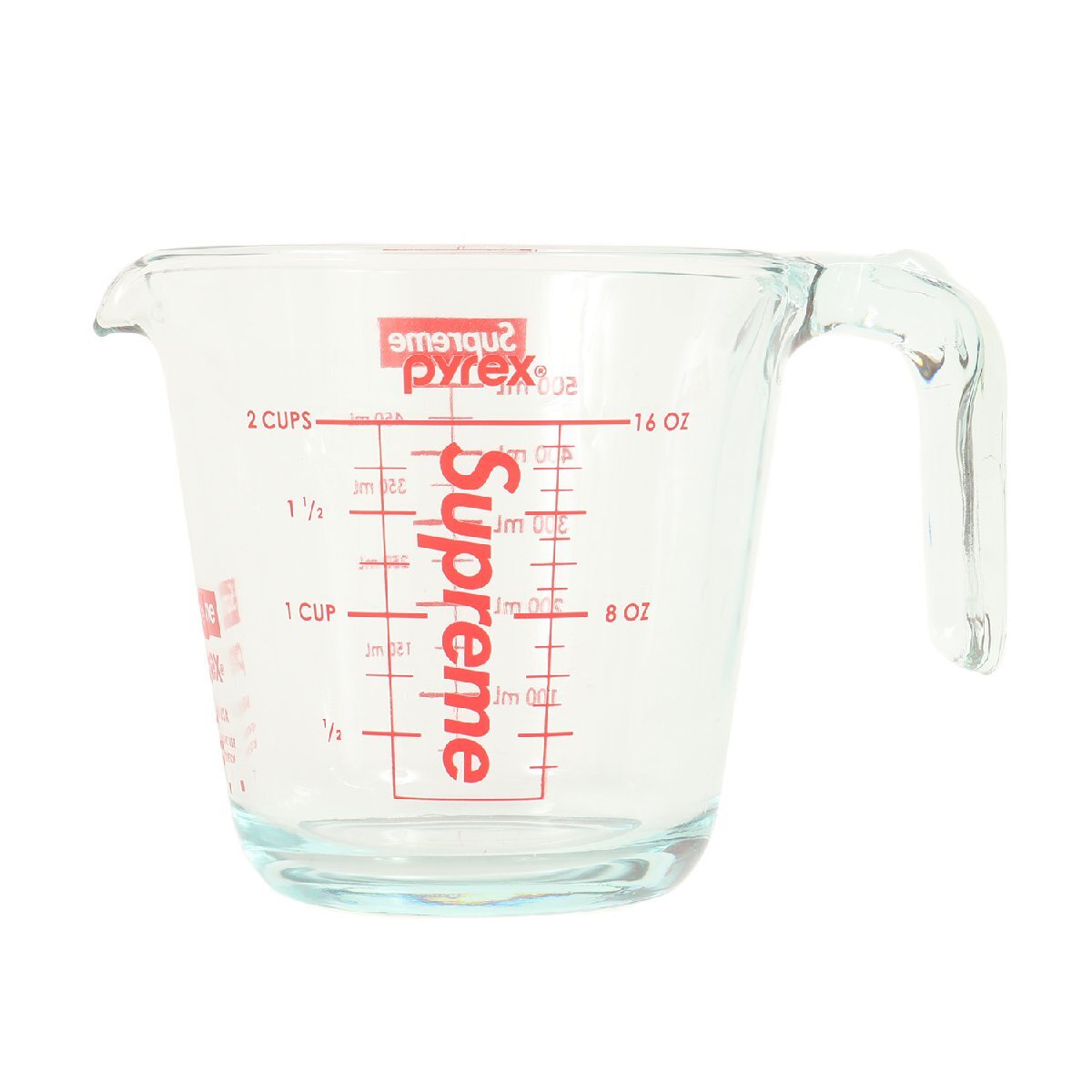 新品 Supreme シュプリーム 19AW Pyrex 計量カップ 2-Cup Measuring Cup クリア ブランド アイテム 雑貨 小物 インテリア