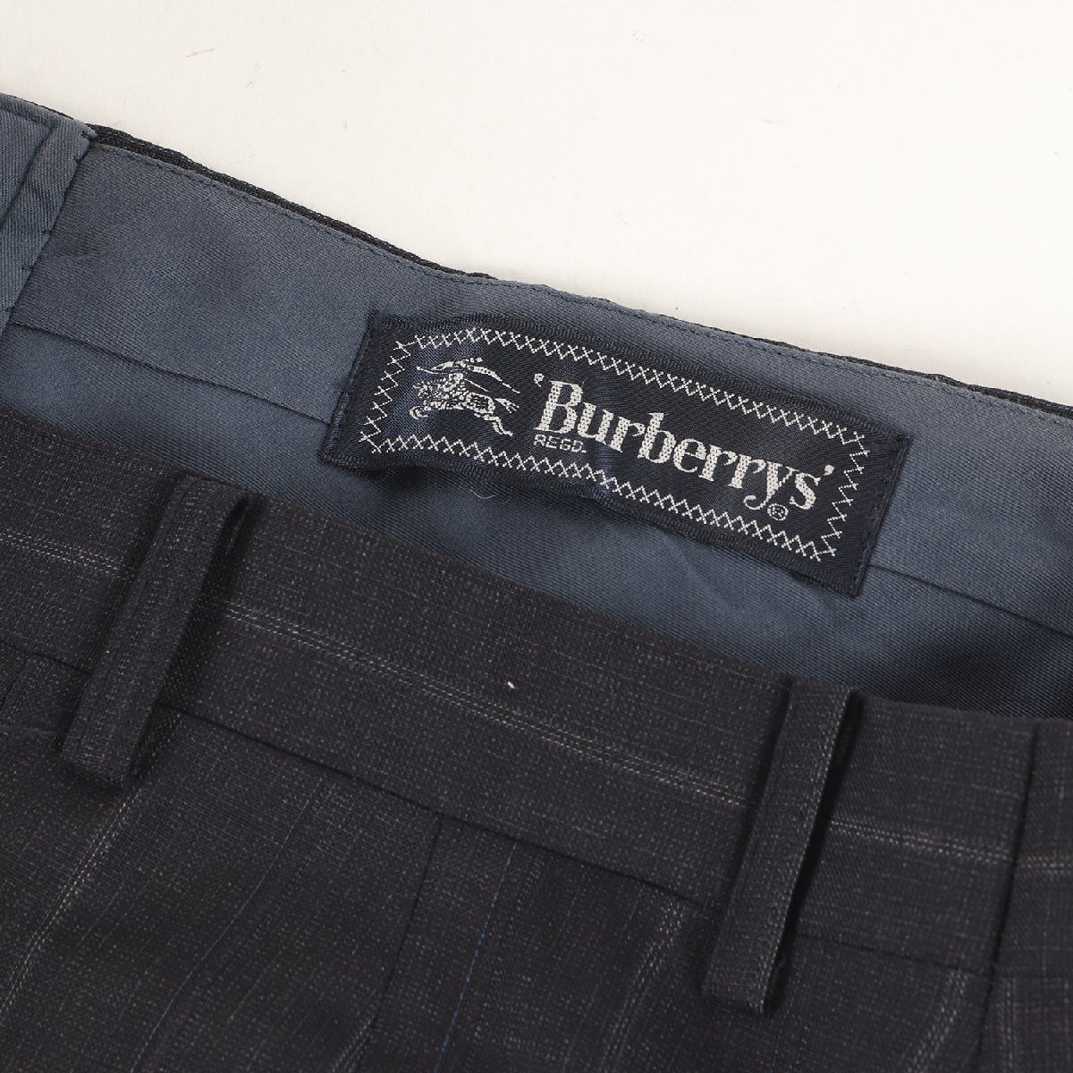 BURBERRY  Burberry    размер  :92-80-170 A5 90s 6B ...  пиджак  ...  брюки   /  установка    костюм  Burberrys  военно-морской флот 