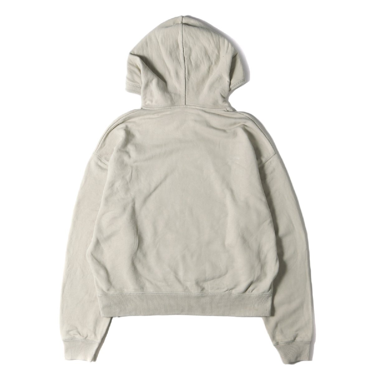 OFF-WHITE オフホワイト サイズ:XL 21AW カラヴァッジオ プリント スウェットパーカー CARAV HAND OVER FLATLOCK HOODIE ベージュ_画像2