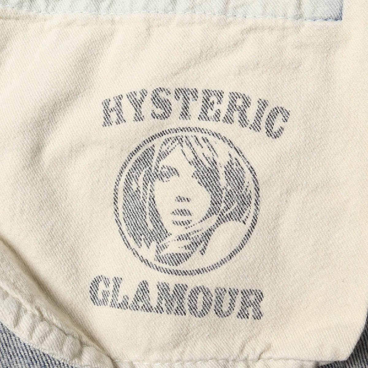 HYSTERIC GLAMOUR サイズ:30 SP加工 タイプライター スリムジーンズ ストレッチ スキニー デニム パンツ スタッズ インディゴ 日本の画像3