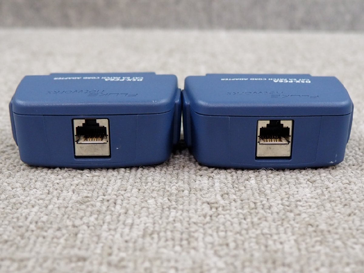 [S2] ☆ 2個セット ☆ FLUKE / フルーク　CAT 6A PATCH CORD ADAPTER　DSX-PC6A ☆_画像4