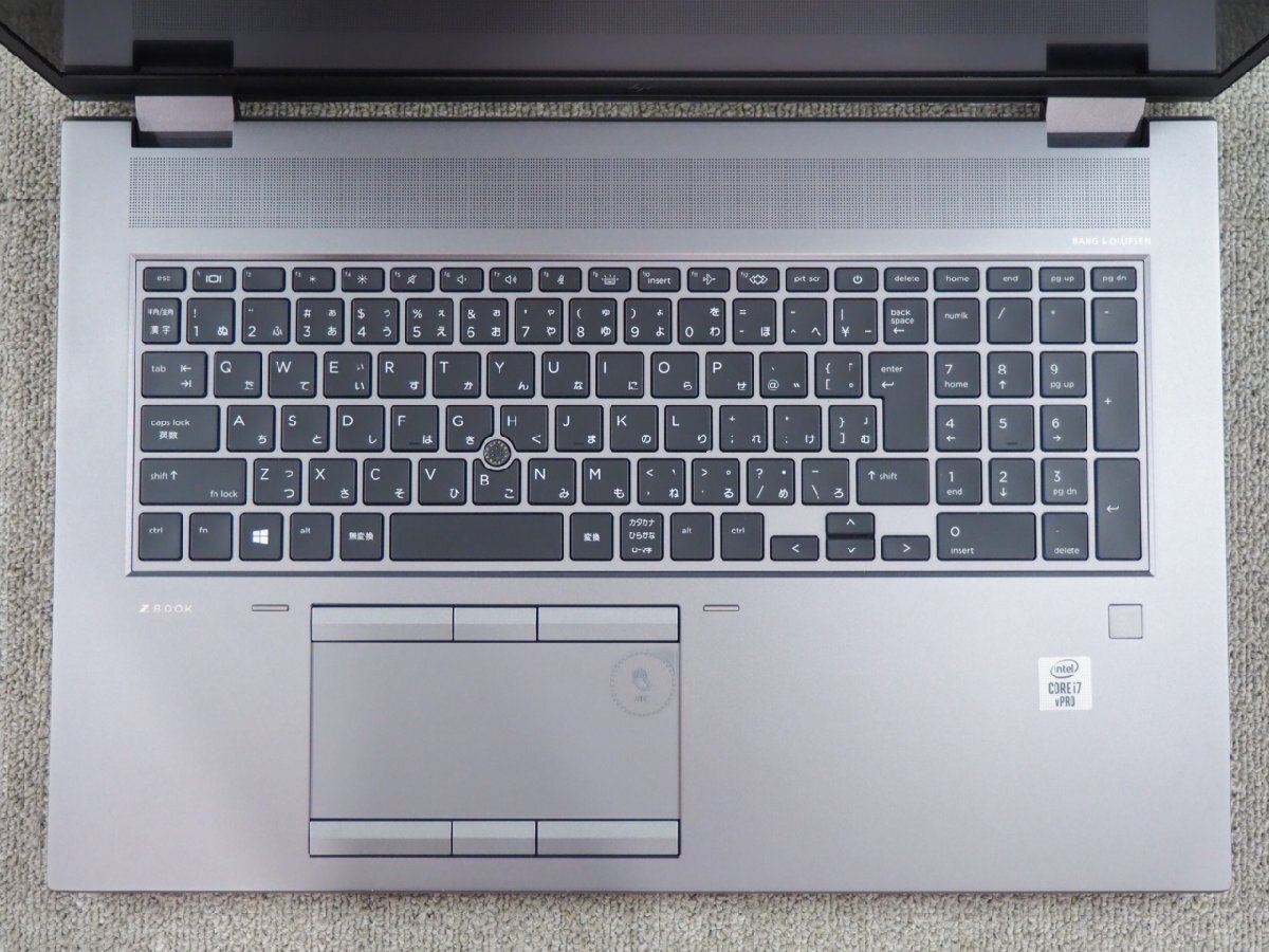 [064]☆ Win11認証済 ☆ hp Zbook Fury 17 G7　Core i7-10850H 2.70GHz/64GB/SSD 1TB＋2TB/Quadro RTX4000 ☆ 17.3インチ4K UHD 3840×2160_画像3