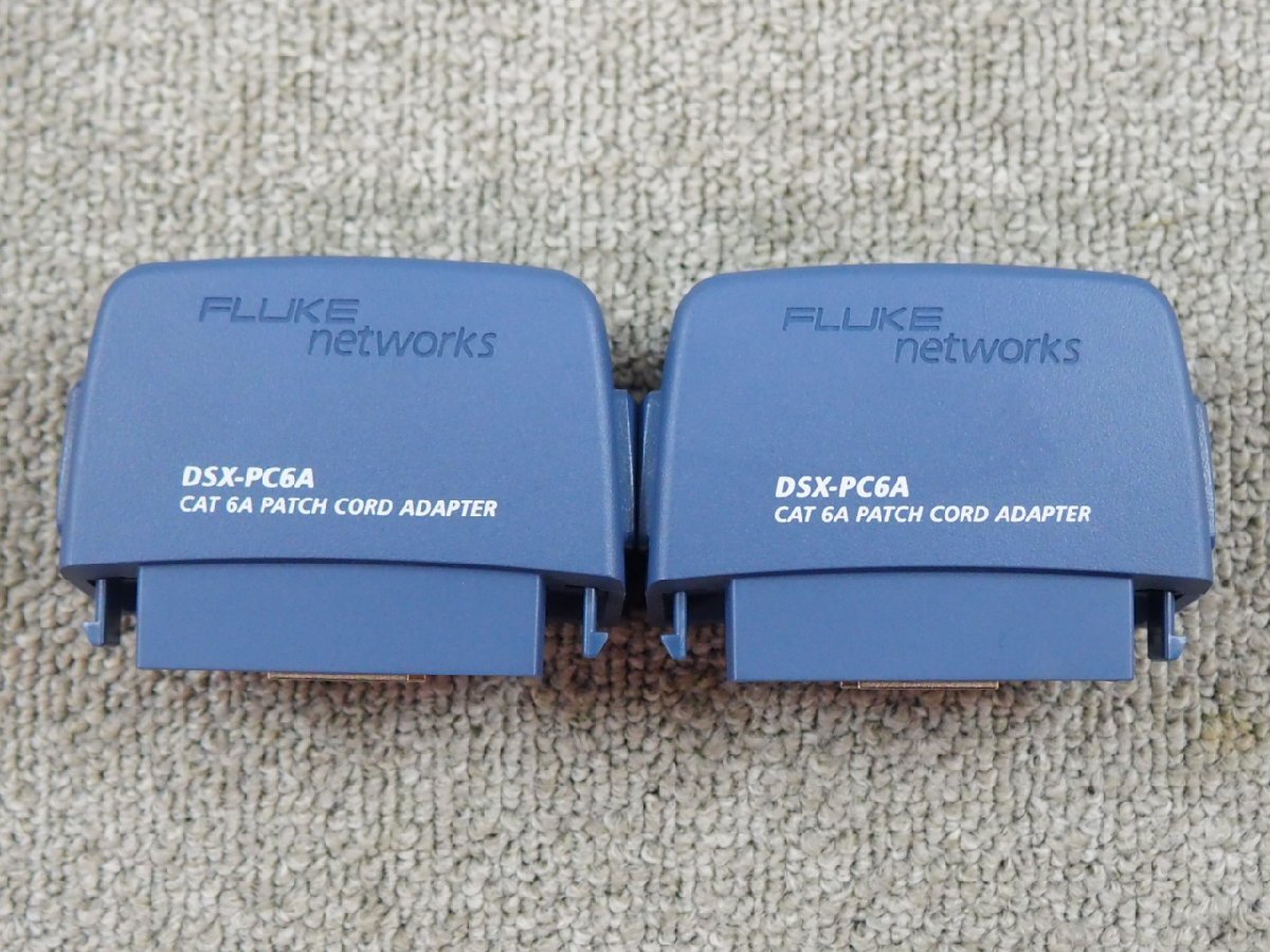 [W6] ☆ 2個セット ☆ FLUKE / フルーク CAT 6A PATCH CORD ADAPTER DSX-PC6A ☆の画像2