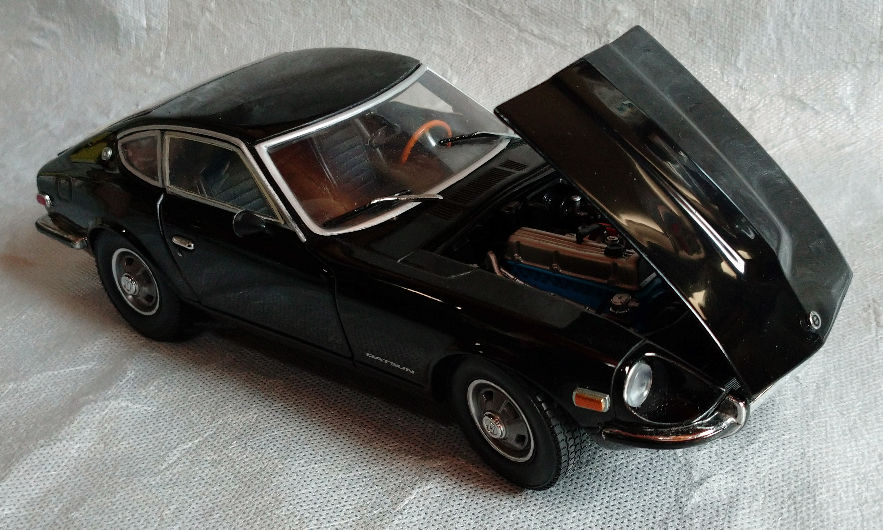  1/18 サンスター？ ダットサン240Z 日産フェアレディZ 黒_画像8