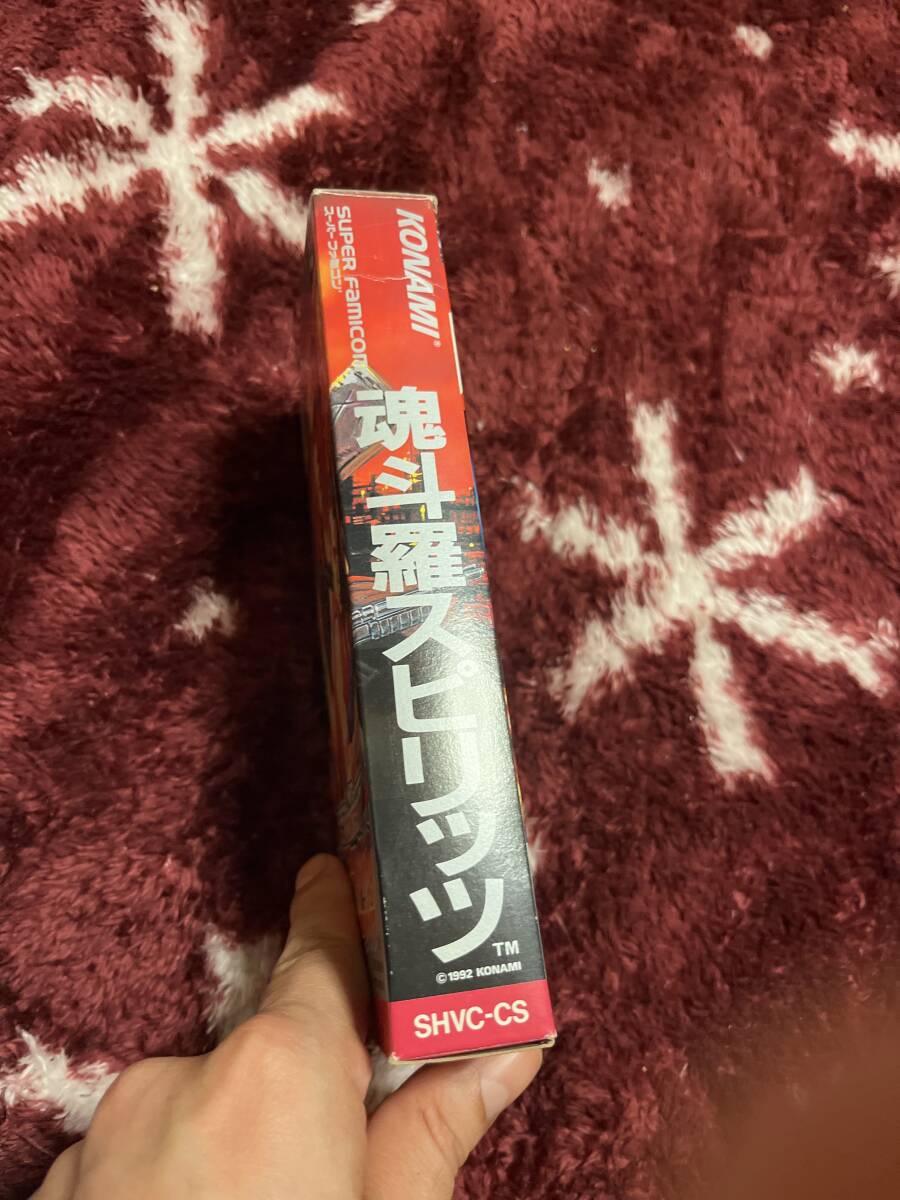 スーパーファミコンソフト 魂斗羅スピリッツ 中古品 箱 説明書等ありの画像7