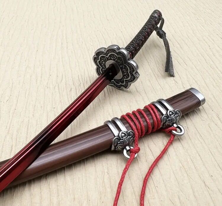 1/6 шкала фигурка оружие коллекция точный производство японский меч длина .nagamasa ножны . меч action .. samurai настоящий сплав металлический 