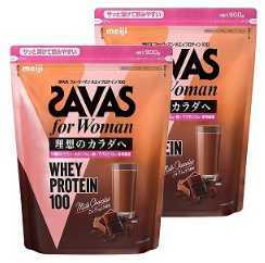 2 piece * Meiji SAVAS/ The bus four u- man whey protein 100 milk chocolate manner taste (900g) x2 piece * best-before date 2025/03