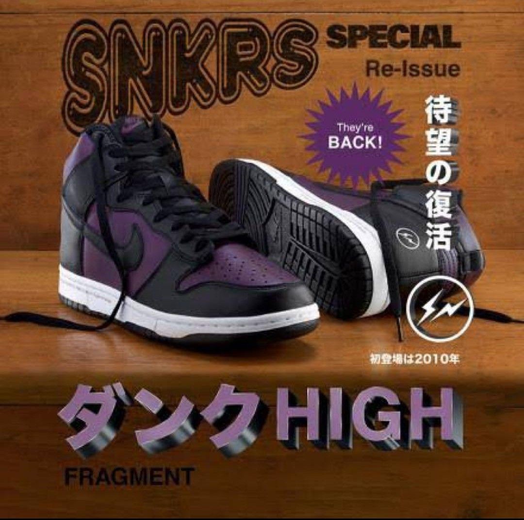 NIKE DUNK HIGH Fragment Nike Dunk High City Pack Beijing 28.5cm