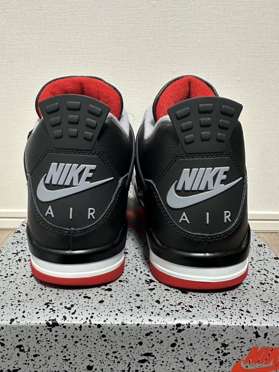 NIKE AIR JORDAN 4 RETRO OG reimagined BRED ナイキ エアジョーダン4 リイマジンド エアジョーダン ブレッド オリジナル 新品未使用_画像4