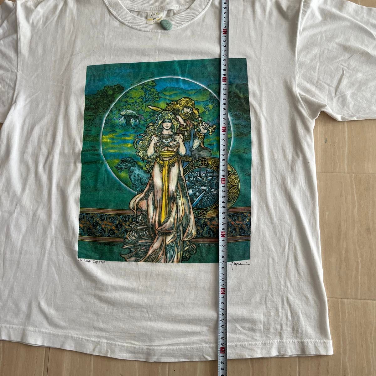 90s Jim Fitzpatrick アートTシャツ　ヴィンテージ　チェゲバラ【サンプリング元アーティスト】