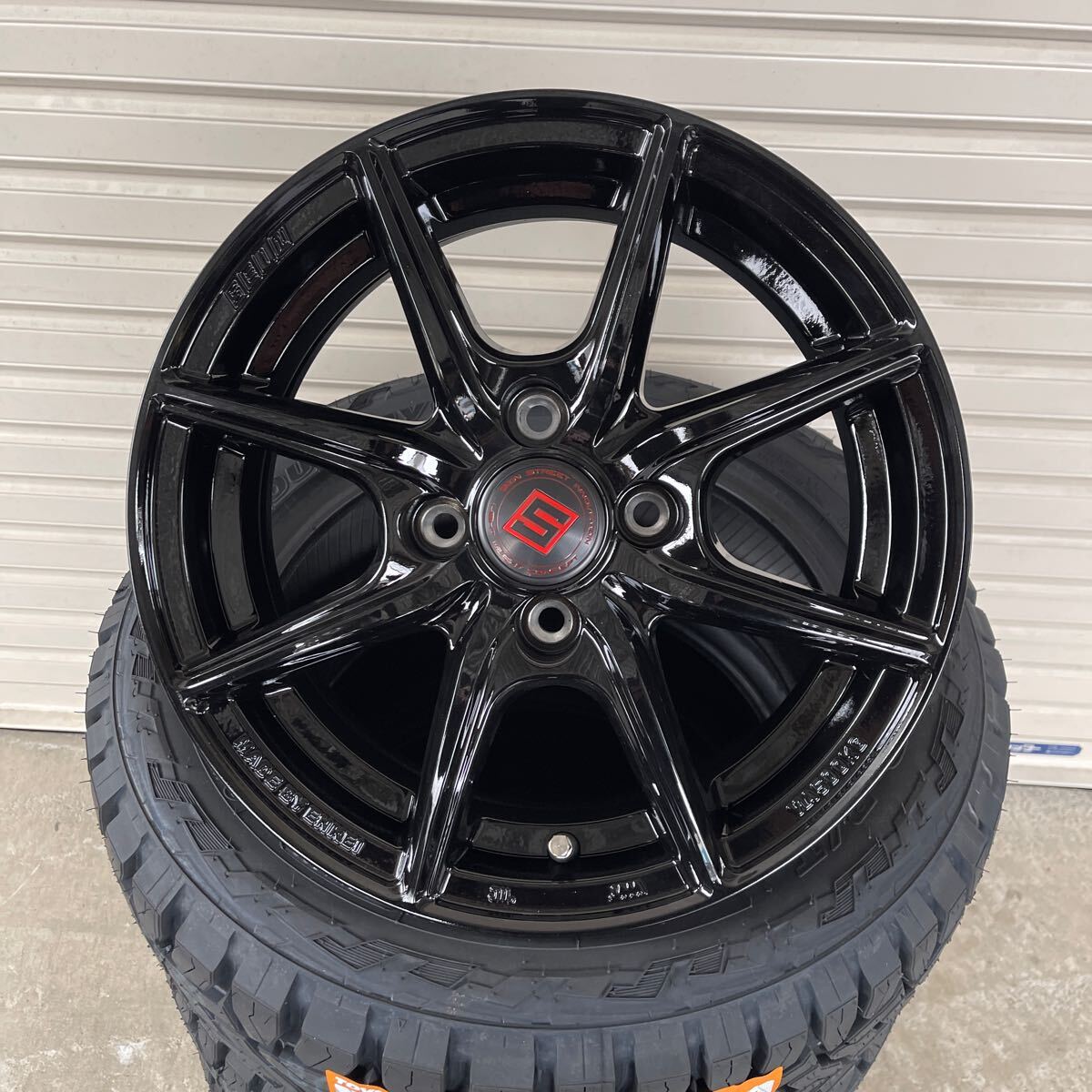 《SEIN EK》 TOYO OPEN COUNTRY R/T 155/65R14 155/65-14 75Q トーヨー オープンカントリー RT4本セット ソリッドブラック 5.5J+43 100-4H_画像3