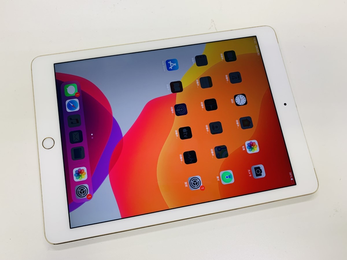 ★送料無料★ジャンク★docomo★A1567iPad Air 2 Wi-Fi + Cellular 16GB★ゴールド★0726000874★SYS★03/05