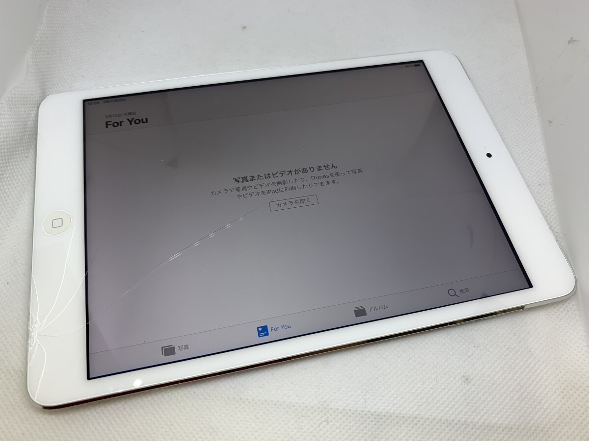 ★送料無料★ジャンク★au★A1490iPad mini 2 Wi-Fi + Cellular 16GB★シルバー★0326003798★SYS★03/13の画像2