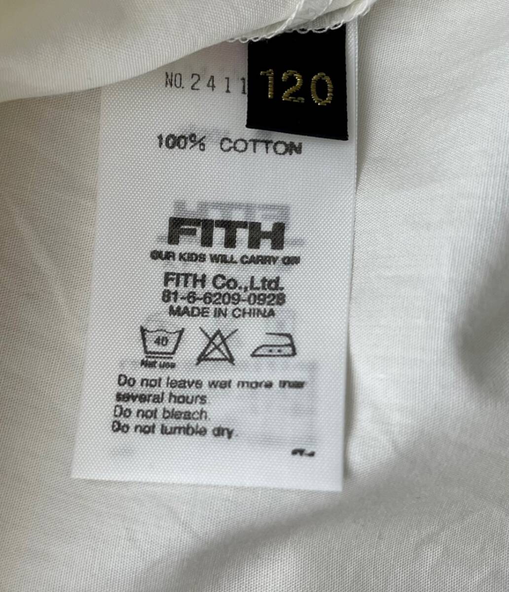 美品 FITH 刺繍 長袖 ブラウス 120サイズ