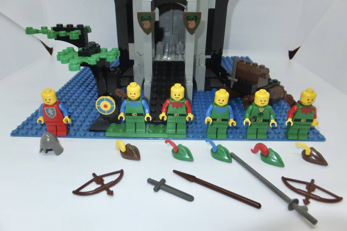 LEGO #6077 森の人のとりで Forestmen's River Fortress 取説有り 森の人 フォレストマン オールドレゴ 完品の画像5