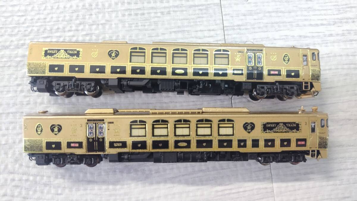 JR九州 観光特急 或る列車 TOMIX 98115 新品 国鉄 キハ47改 DT44・DT22台車 ヘッドライト点灯 加工品 _画像7