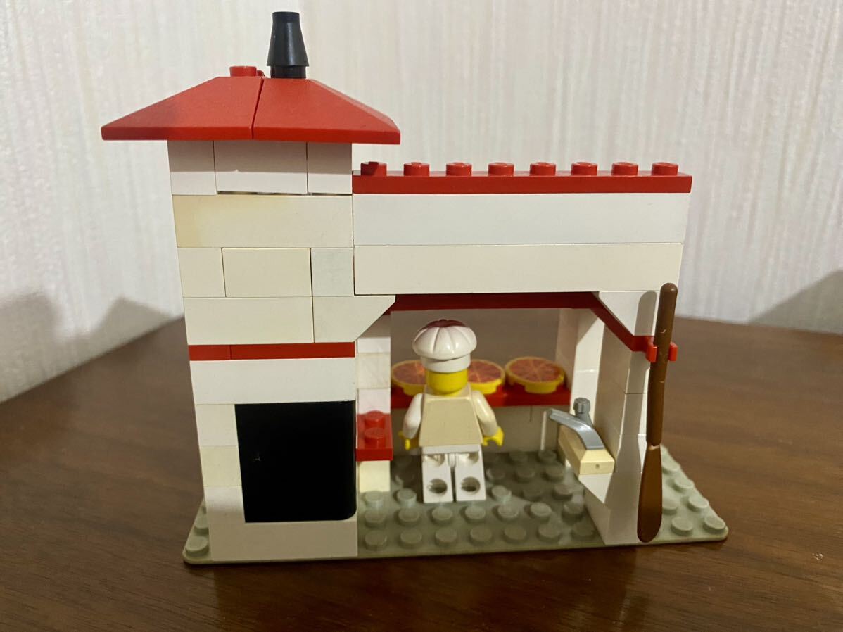 レゴ 街シリーズ 6372 新フラワーハウス 6683 ハンバーガースタンド 6350 ピザハウス Town House Hamburger Stand Pizza To Go LEGO _画像10