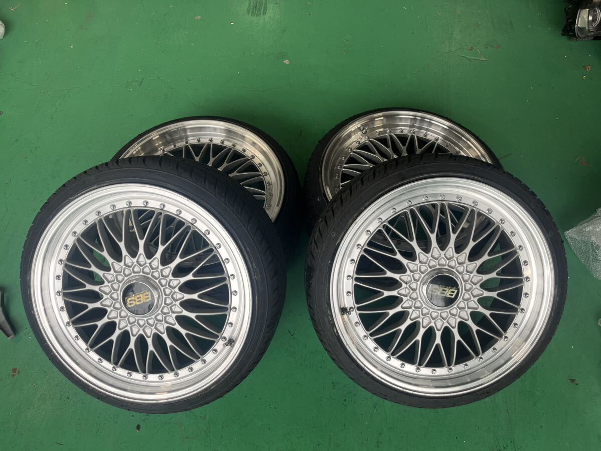 ★1万円売り切り★ BBS スーパーRS 20インチ 極上品   タイヤ付き 9.5J 9J 検 SSR プロフェッサー レオンハルト ユーロライン の画像1