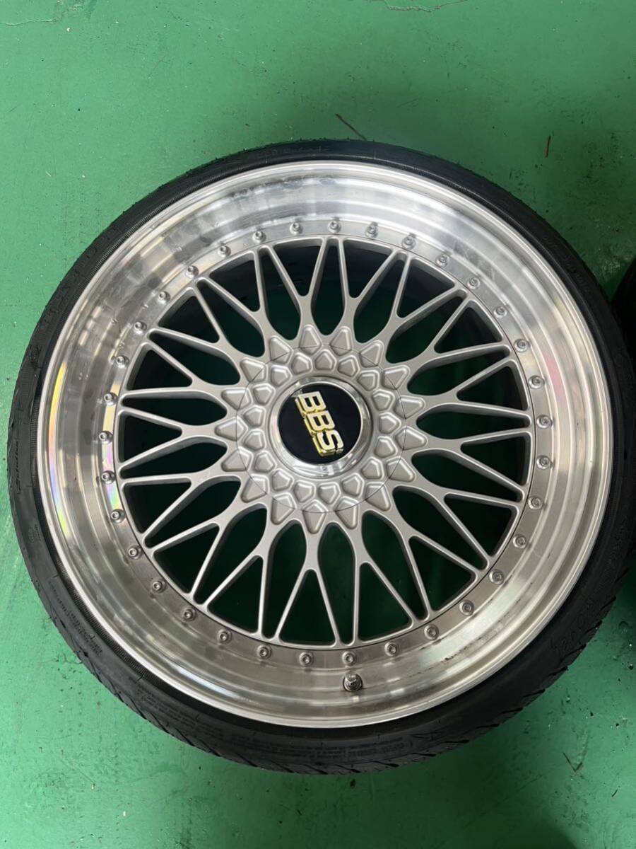 ★1万円売り切り★ BBS スーパーRS 20インチ 極上品   タイヤ付き 9.5J 9J 検 SSR プロフェッサー レオンハルト ユーロライン の画像4