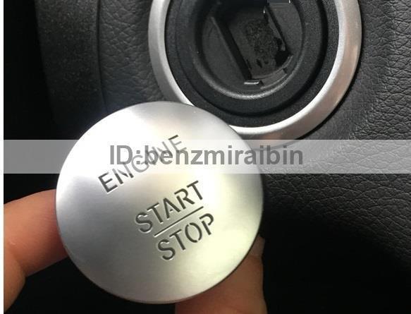 ベンツ Benz Keyless Go Start Stop エンジン　イグニッション　ボタン　キーレス　ゴー　カバー　スイッチ_画像1