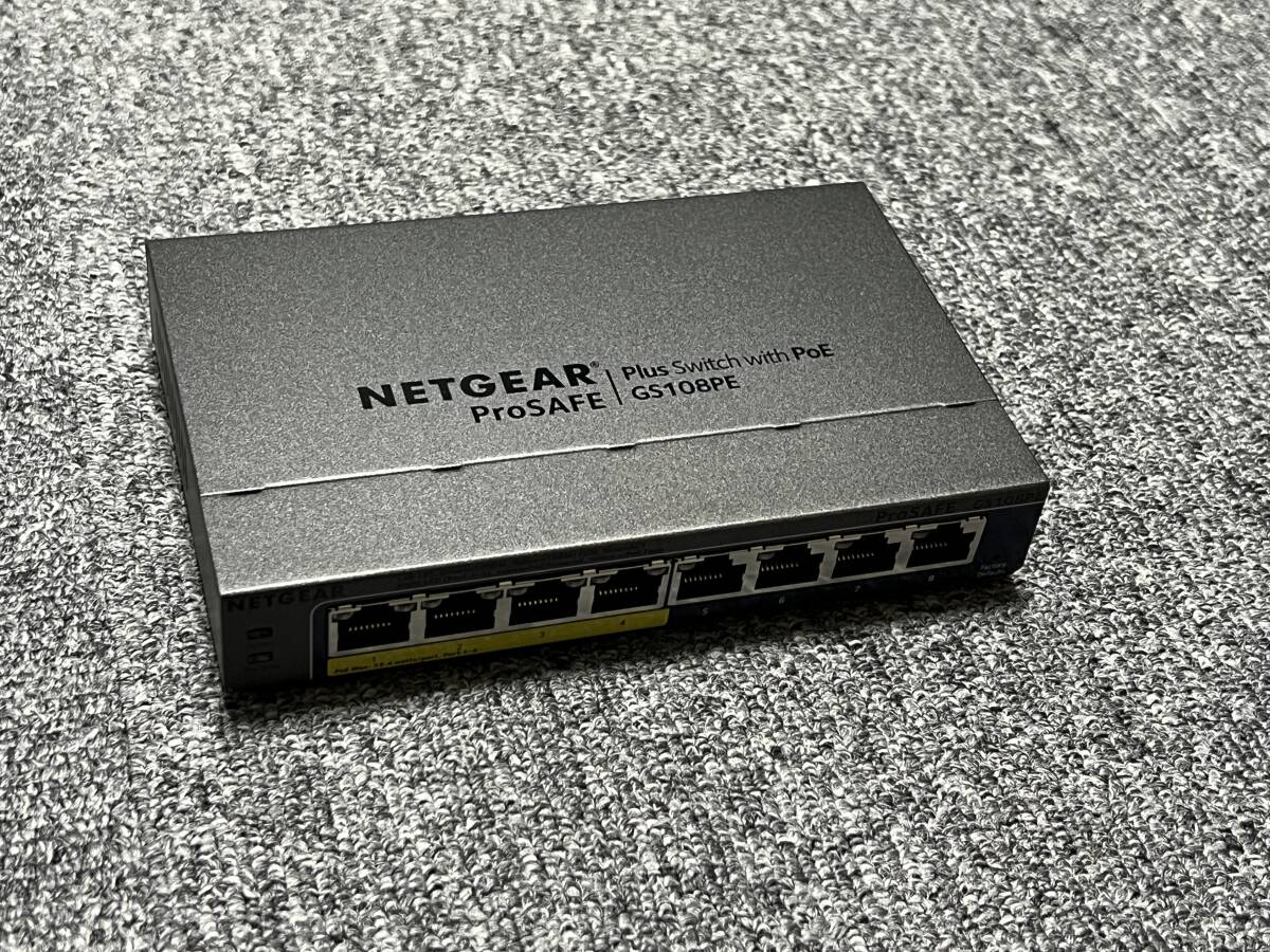 NETGEAR ギガビット8ポート アンマネージプラススイッチ GS108PEv3_画像2