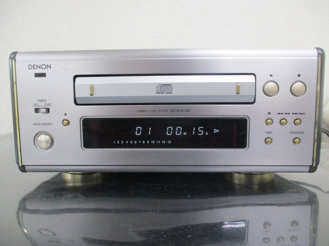 ∝ 13 CDデッキ DENON デノン DCD-6.5L 検：CDプレーヤー オーディオ機器 通電OK 音出しOK 現状品_画像2