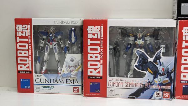 $ BANDAI バンダイ ROBOT魂 ガンダム00 ジェミナス01 ガデッサ ジャスティスガンダム コードギアス反逆のルルーシュ等_画像2