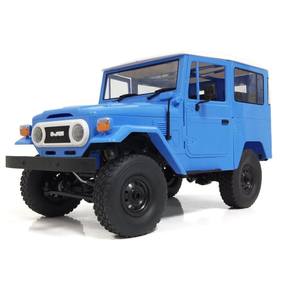 ★国内即納バッテリー2本 青ブルー WPL C34 ラジコンカー RC 1/16 4WD RTR即走行 トラック クローラー オフロード D12後継スケールロック