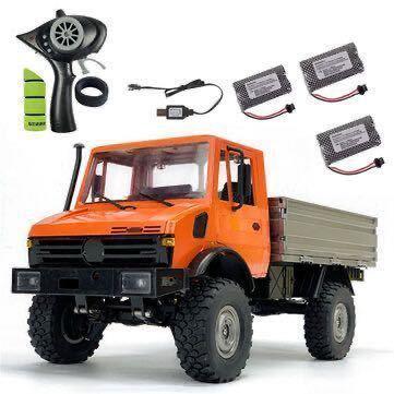 セールバッテリ3本 1/12 前後デフロック+2段機械式変速 RC ラジコン トラック クローラー LD1201 4WD ウニモグ MN99s WPL RTR TRX4 SCX10