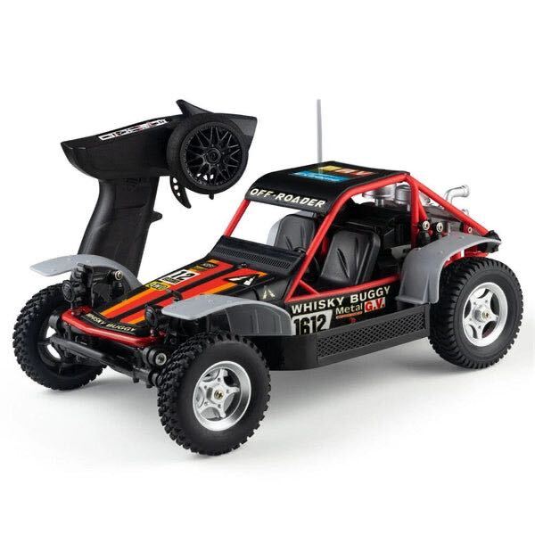 赤 バッテリー2本 SG1612 WHISKY BUGGY WPL 1/16 WP-14 Desert Patrol Vehicle 砂漠パトロールトラック 4WD バギー RC ラジコン RTRの画像1