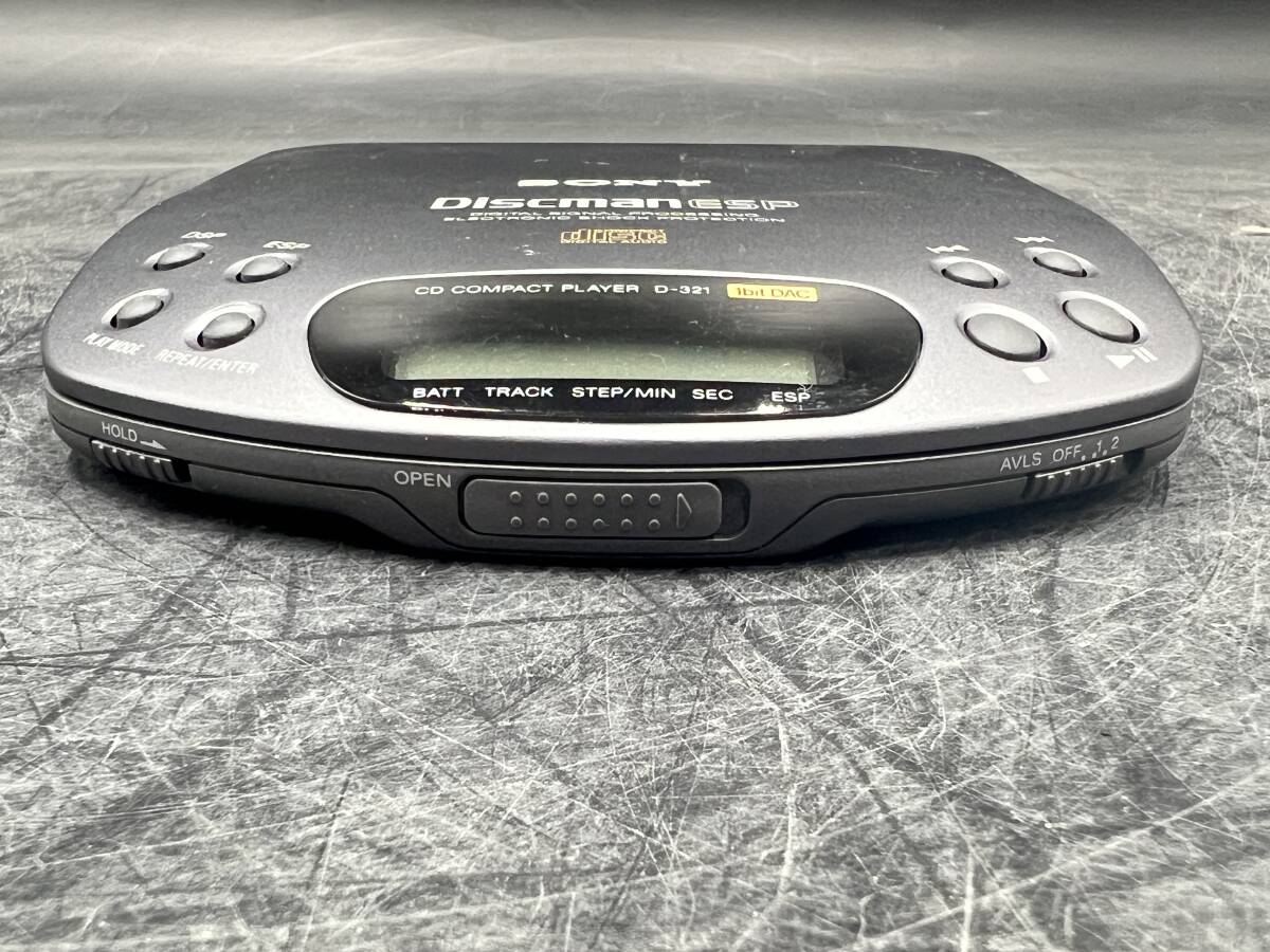 【当時物】 SONY/ソニー ポータブル CD プレーヤー Discman ESP/ディスクマン ウォークマン D-321_画像6