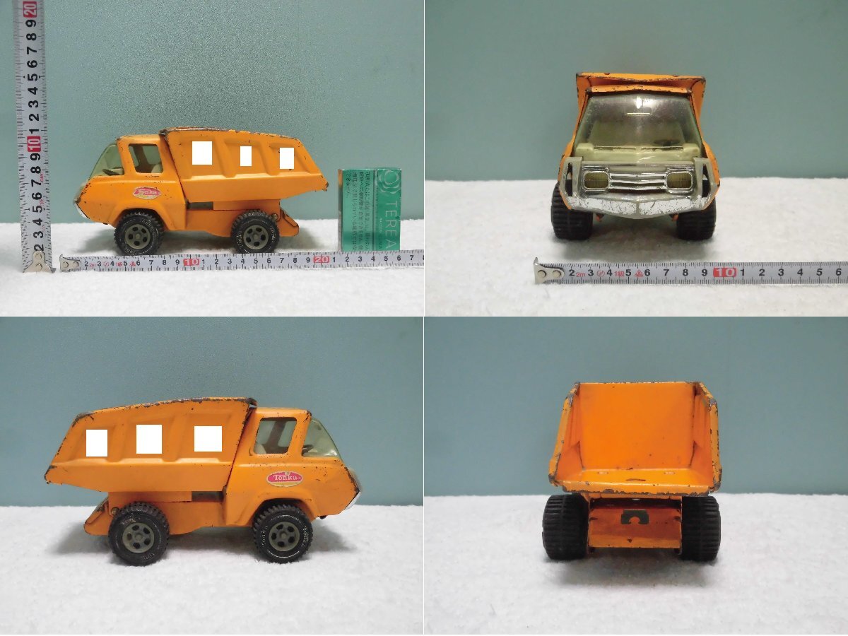 E029/ジャンク品【昭和レトロ Tonka ダンプ/トミカ ミニカー/ヘリコプター/ティレル等 その他多数色々まとめて 難点有 計26点】玩具/当時物の画像2