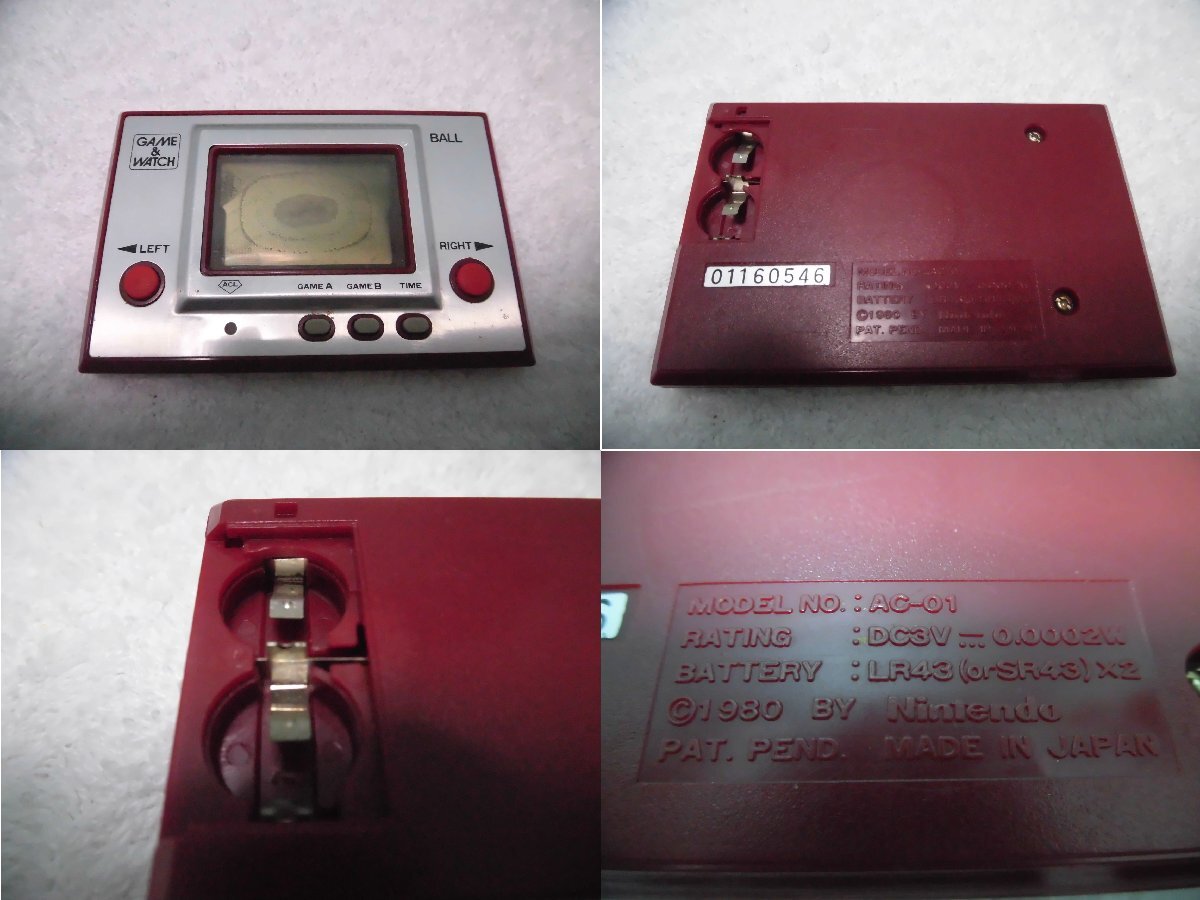 B003[ Showa Retro Game & Watch las Vegas etc. other various together total 3 point ] that time thing / collection / game machine 