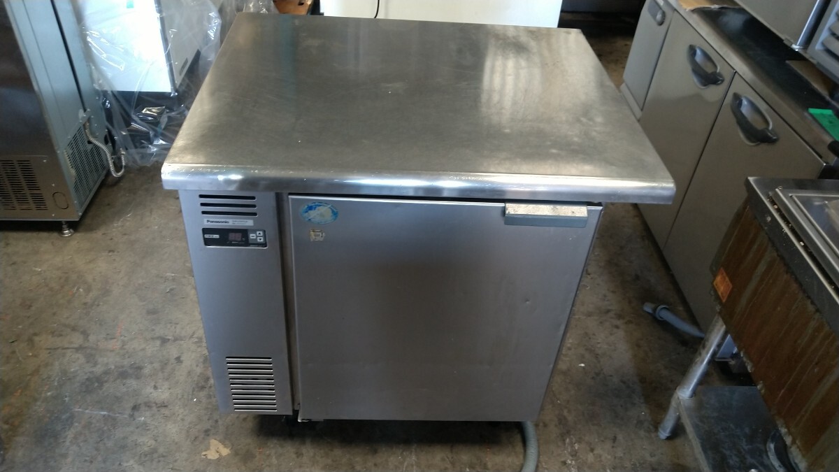  Panasonic cold table refrigerator SUR-UT871LA used 2004 year made W900×D750×H870[KSF358]