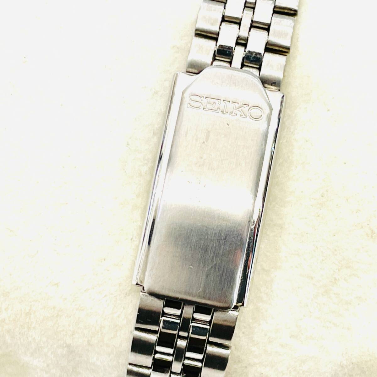 1円～★SEIKOセイコー レディース腕時計 クォーツ 7N83-0011 シルバー デイト Y2403-319の画像3