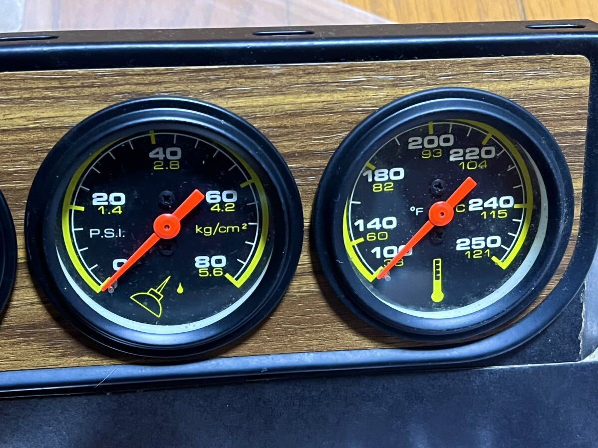 * at that time LEADING company leading 3 scale meter amperemeter oil pressure gauge water temperature gage CLASSIC MINI ROVER Mini Cooper Rover Mini SMITHS Smith ultra