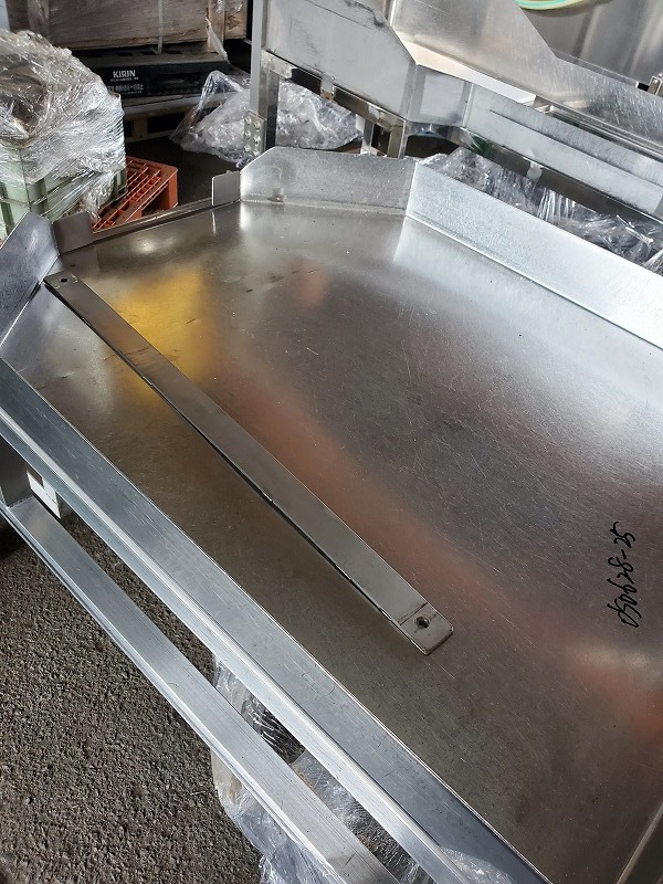 c3A【棚神奈イ斉050629-25-2】選別ステンレス 作業台冷凍食品加工場用