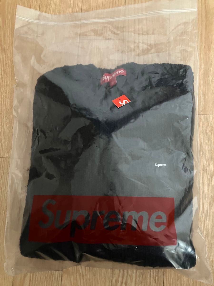 Supreme Boucl Small Box logo Sweater Black Sサイズ シュプリーム ニット 黒