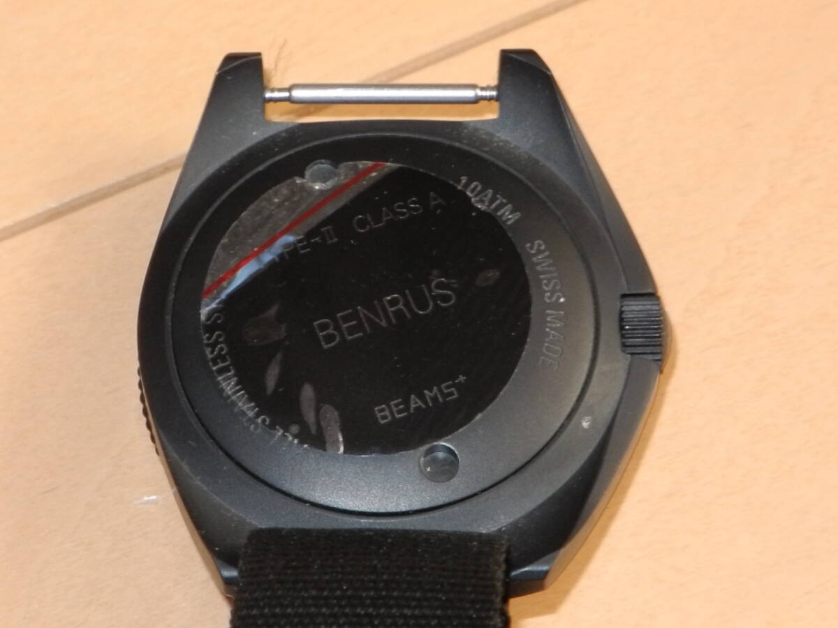 ベンラス ＴＹＰＥⅡ ＣＬＡＳＳＡ ウォッチ ジャンク品 ＢＥＮＲＵＳ ＷＡＴＣＨ ＴＹＰＥⅡ ＢＥＡＭＳ ＰＬＵＳの画像4