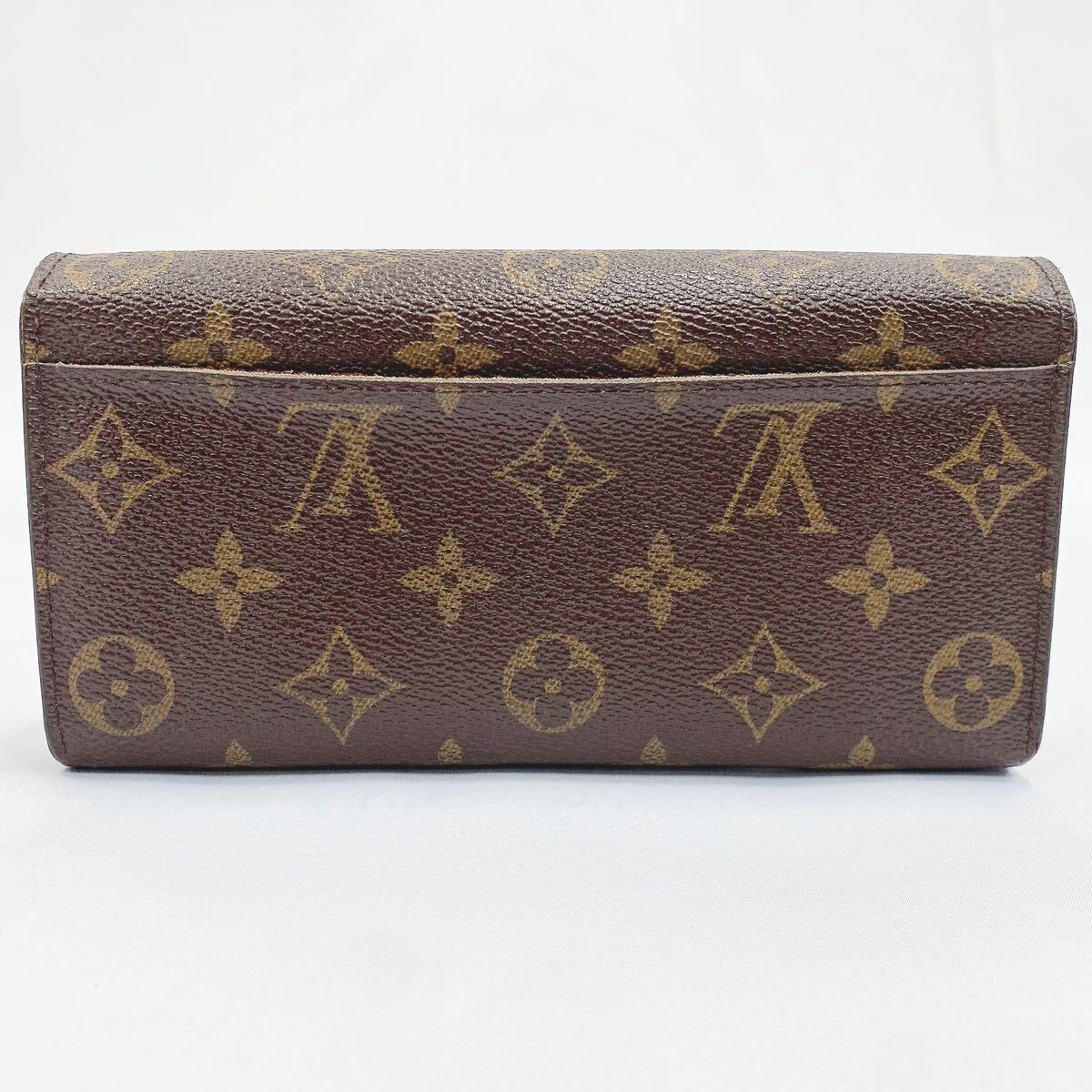 正規品 LOUIS VUITTON ルイヴィトン M60531 モノグラム ポルトフォイユ サラ 二つ折り 長財布 ウォレット ブラウン系 05-0323☆_画像3